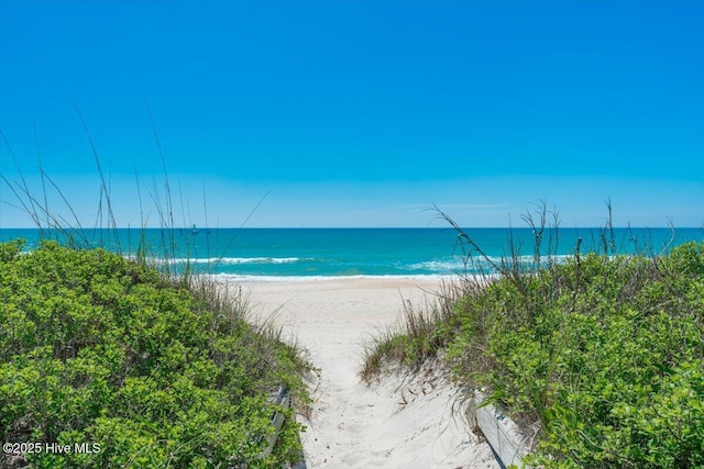 3720 Island Dr, North Topsail Beach, NC 28460 - property view of water with a view of the beach