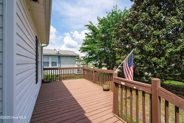 view of deck