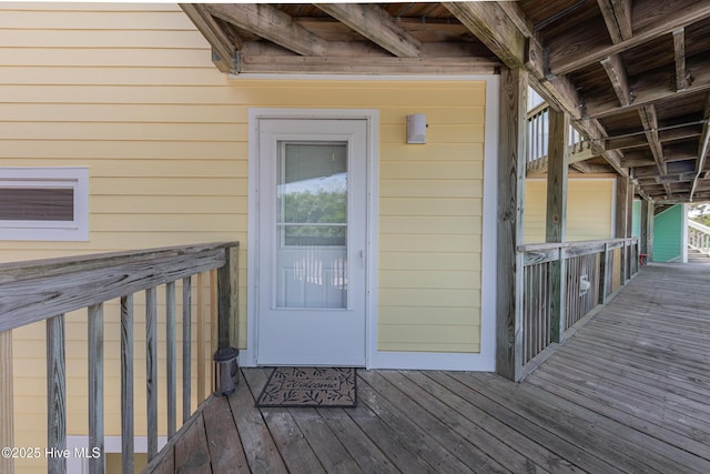 view of entrance to property