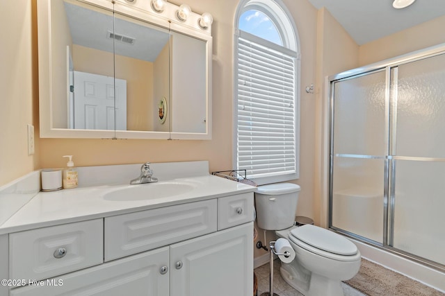 48 Wilmington St, Ocean Isle Beach, NC 28469 - full bathroom with vanity and a shower stall