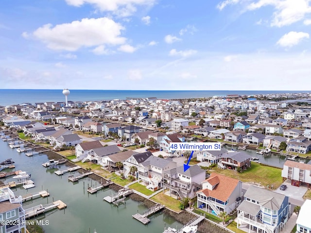 48 Wilmington St, Ocean Isle Beach, NC 28469 - aerial view of residential area featuring a large body of water