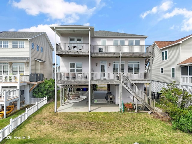 48 Wilmington St, Ocean Isle Beach, NC 28469 - back of house with a patio