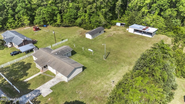 drone / aerial view