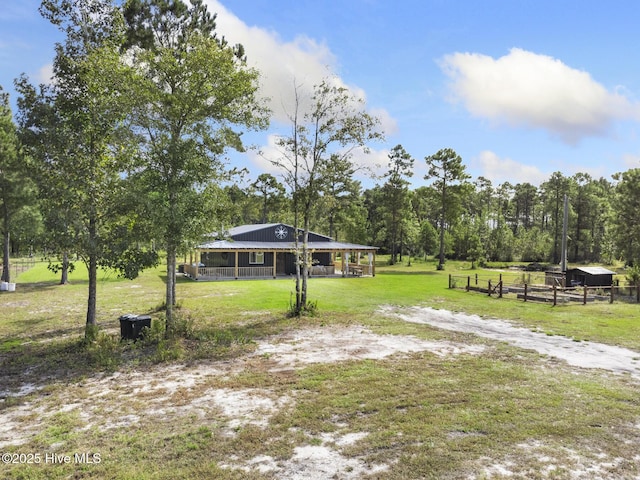 500 Tomahawk Rd, Maple Hill, NC 28454 - view of grassy yard
