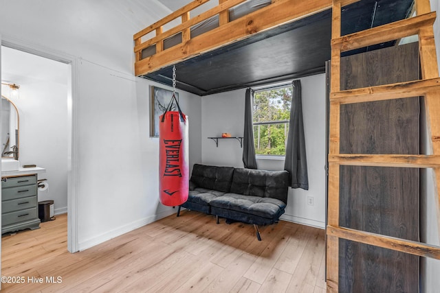 500 Tomahawk Rd, Maple Hill, NC 28454 - sitting room featuring light wood-style floors and baseboards