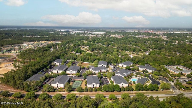 bird's eye view featuring a residential view