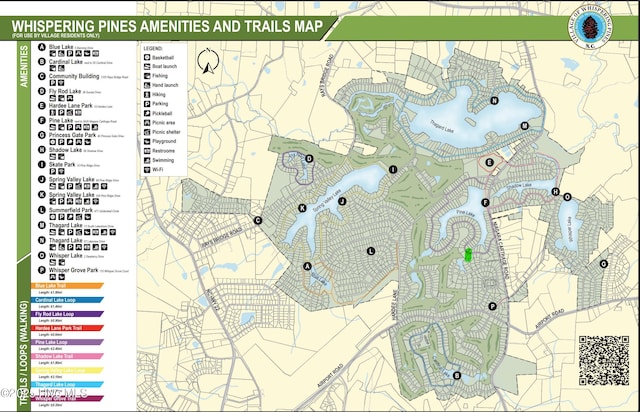 27 Pine Lake Dr, Whispering Pines, NC 28327 - map / location