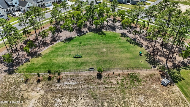 aerial view of residential area
