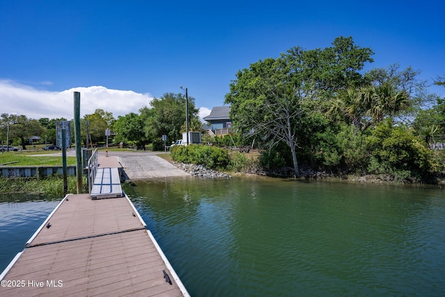714 Hughes Rd, Hampstead, NC 28443 - dock area with a water view