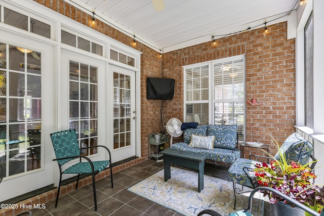 3733 Winstead Cir, Southport, NC 28461 - view of patio / terrace with french doors and an outdoor hangout area