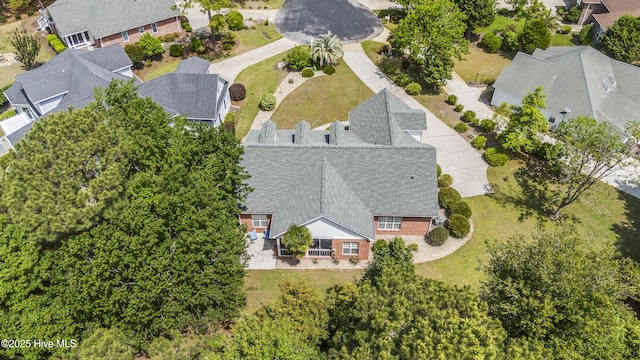 3733 Winstead Cir, Southport, NC 28461 - aerial view featuring a residential view