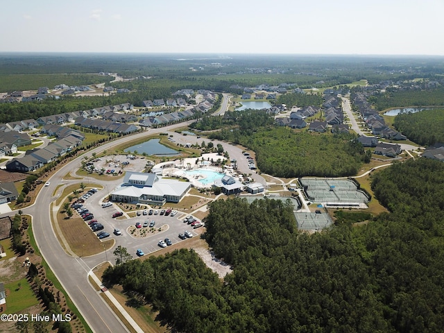 3733 Winstead Cir, Southport, NC 28461 - bird's eye view with a water view and a residential view