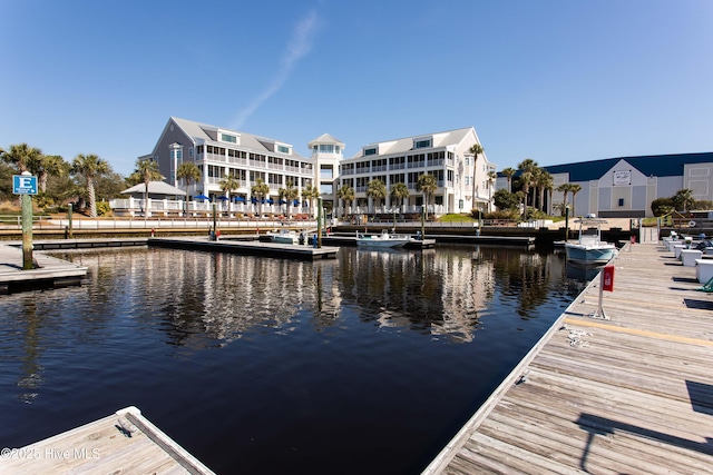 3733 Winstead Cir, Southport, NC 28461 - dock area with a water view
