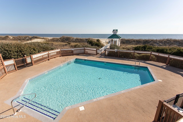 3733 Winstead Cir, Southport, NC 28461 - pool featuring a water view