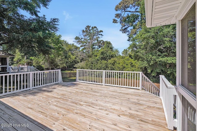 600 Sea Castle Ct, Wilmington, NC 28412 - view of wooden terrace