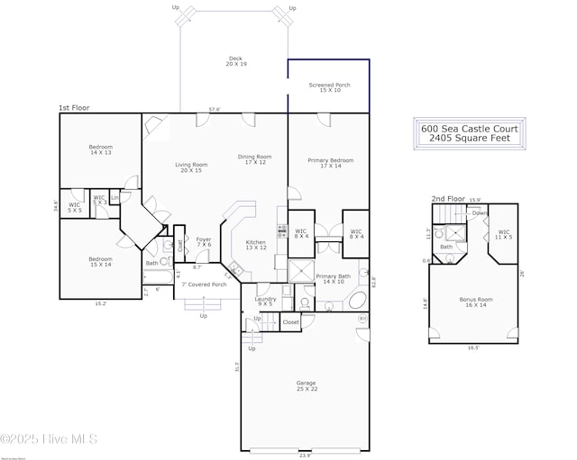 600 Sea Castle Ct, Wilmington, NC 28412 - floor plan
