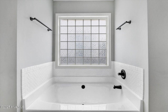 full bath with a bath