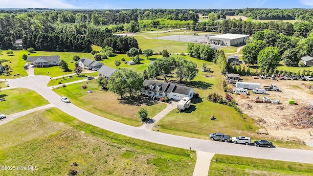 5065 Chris Rd, Bailey, NC 27807 - drone / aerial view with a wooded view