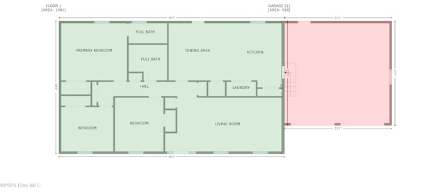5065 Chris Rd, Bailey, NC 27807 - view of layout