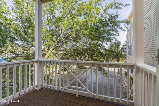 615 N New River Dr Unit E, Surf City, NC 28445 - view of wooden terrace