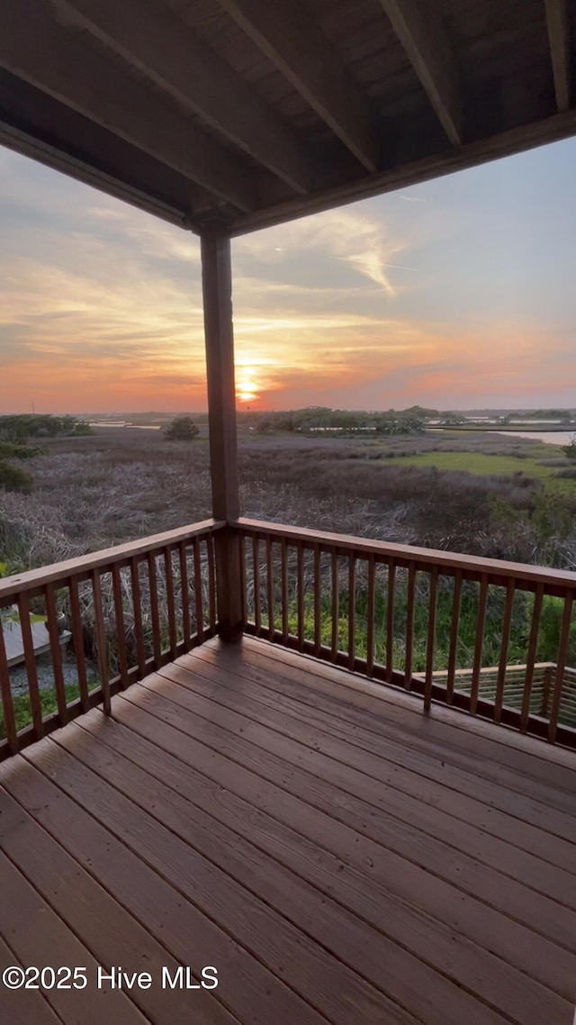 615 N New River Dr Unit E, Surf City, NC 28445 - view of deck
