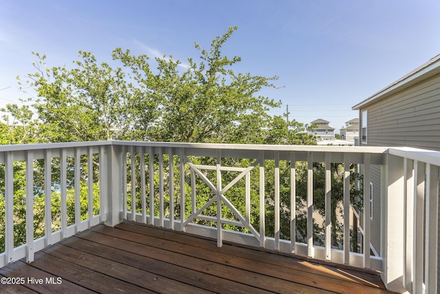 615 N New River Dr Unit E, Surf City, NC 28445 - view of deck