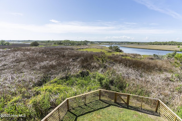 615 N New River Dr Unit E, Surf City, NC 28445 - water view featuring a rural view