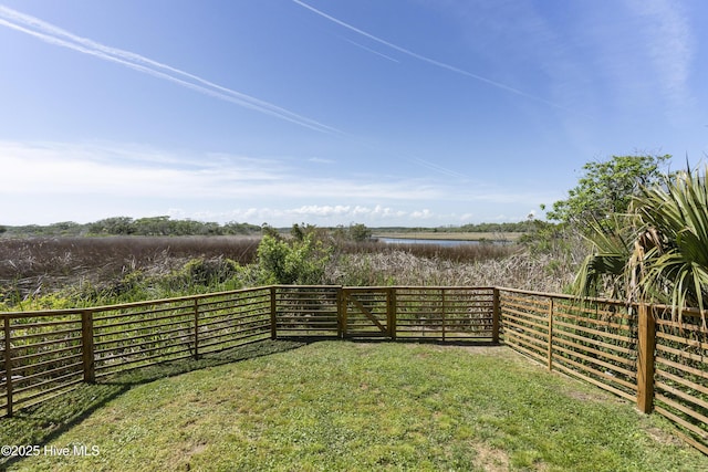 615 N New River Dr Unit E, Surf City, NC 28445 - view of yard with a water view