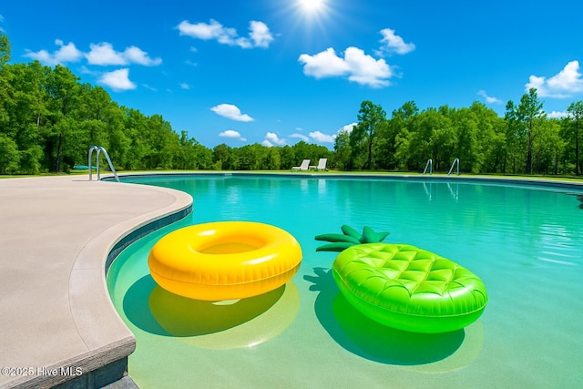 view of community pool