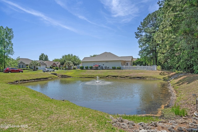 property view of water