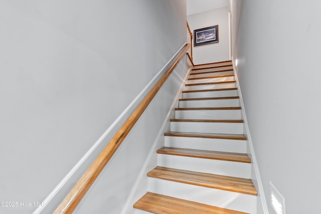 view of stairs