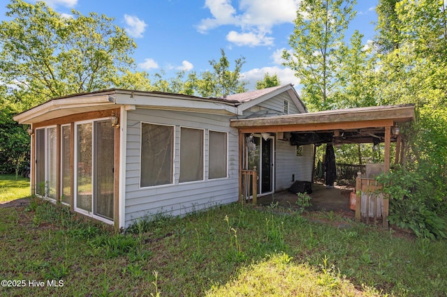 view of property exterior