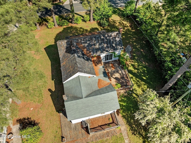 drone / aerial view
