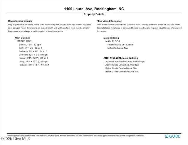 1109 Laurel Ave, Rockingham, NC 28379 - view of a document