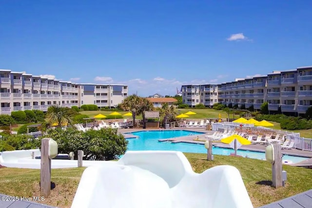 view of community pool