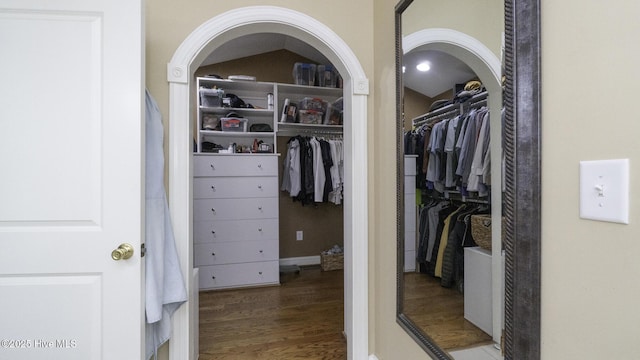 1914 Howard Ave, Tarboro, NC 27886 - walk in closet with wood finished floors