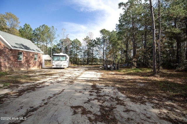 view of street with driveway