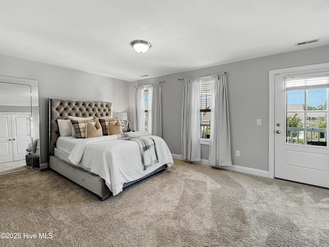 7845 Champlain Dr, Wilmington, NC 28412 - carpeted bedroom with baseboards and visible vents