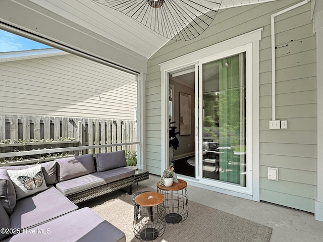 7845 Champlain Dr, Wilmington, NC 28412 - sunroom / solarium featuring an outdoor hangout area
