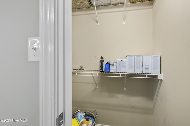 view of closet