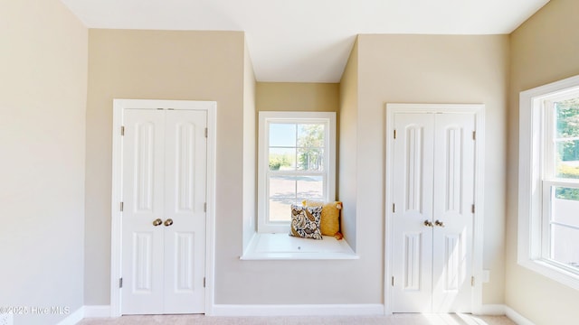 entrance foyer featuring baseboards