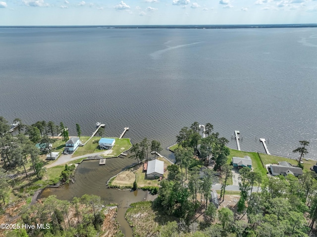 966 W Island View Rd, Bath, NC 27808 - drone / aerial view with a water view