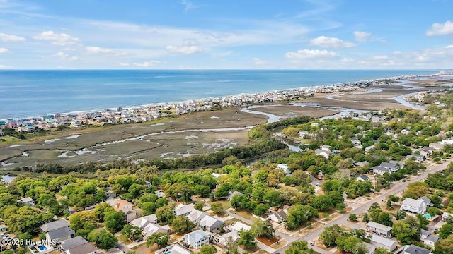 102 SW 8th St, Oak Island, NC 28465 - aerial view with a residential view and a water view