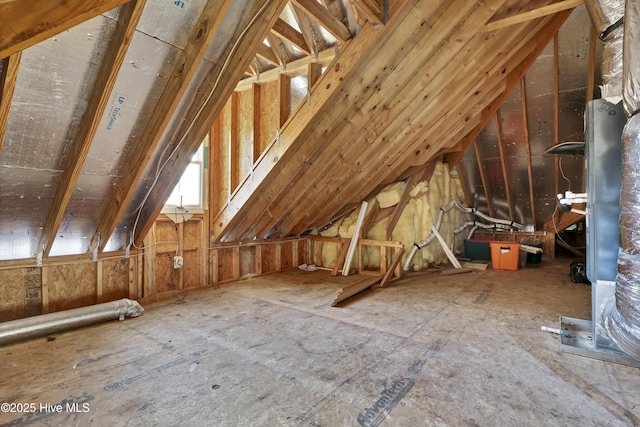 view of attic