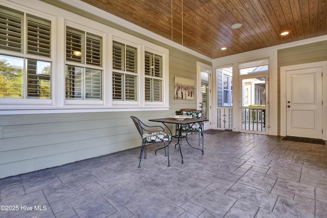 sunroom featuring plenty of natural light