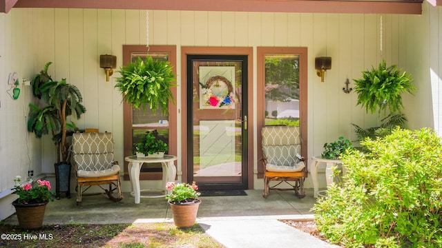 view of entrance to property