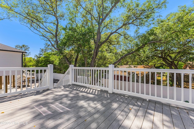 view of deck