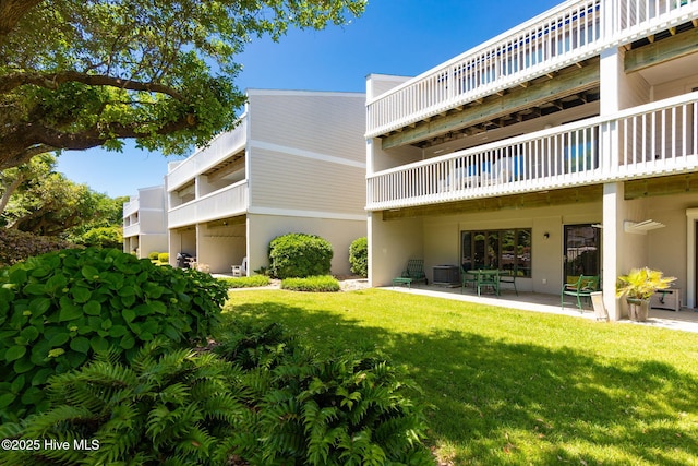 view of property with central AC