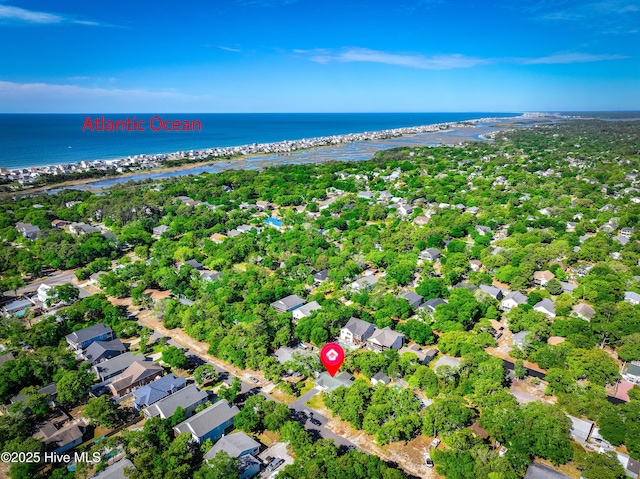 121 NW 1st St, Oak Island, NC 28465 - bird's eye view with a water view