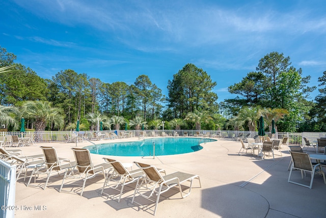 1071 Ridge Walk Way NW, Calabash, NC 28467 - pool featuring fence and a patio area